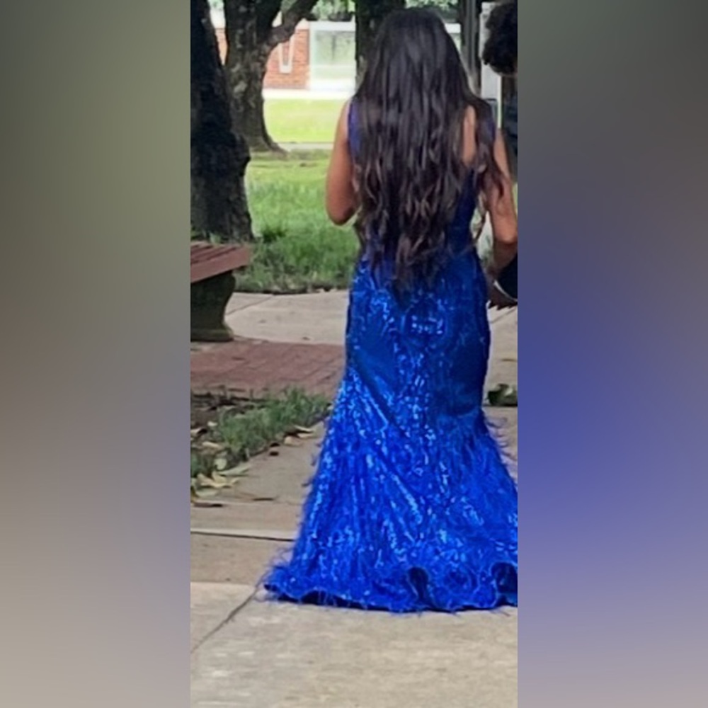 Sherri Hill Royal Blue Formal Dress